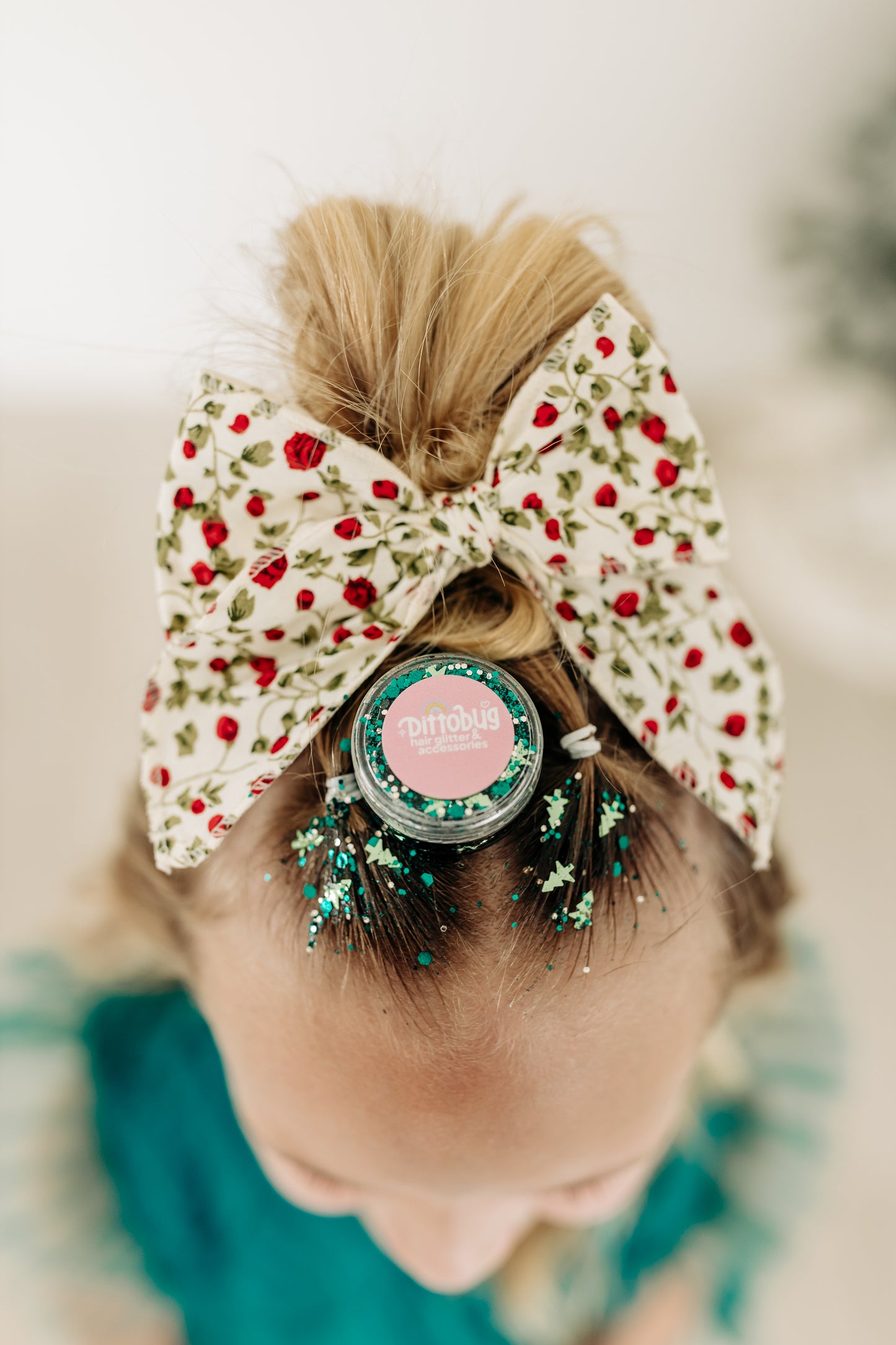 Christmas Floral Bow