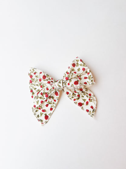 Christmas Floral Bow